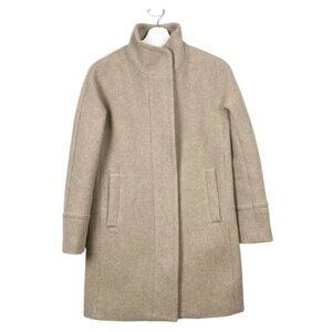 J Crew Stadium Cloth Coat Camel - Size 6